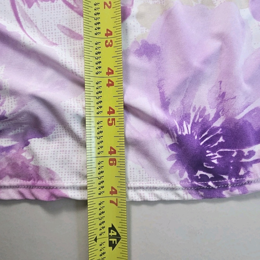 Vintage M Purple Floral Maxi Slip Dress Y2K Fairy Empire Waist Chemise Boho NWT - Picture 9 of 9